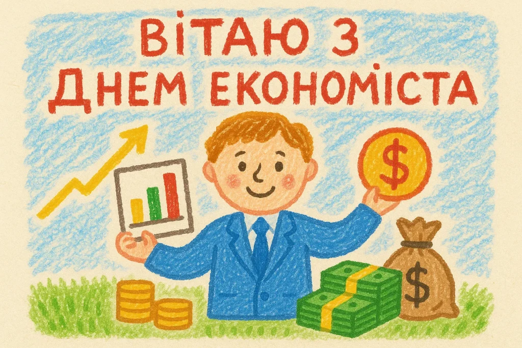 Картинки та привітання з Днем економіста 2025
