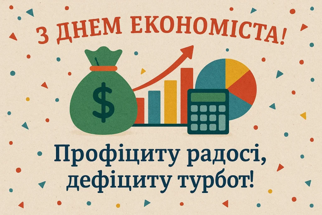 Картинки та привітання з Днем економіста 2025