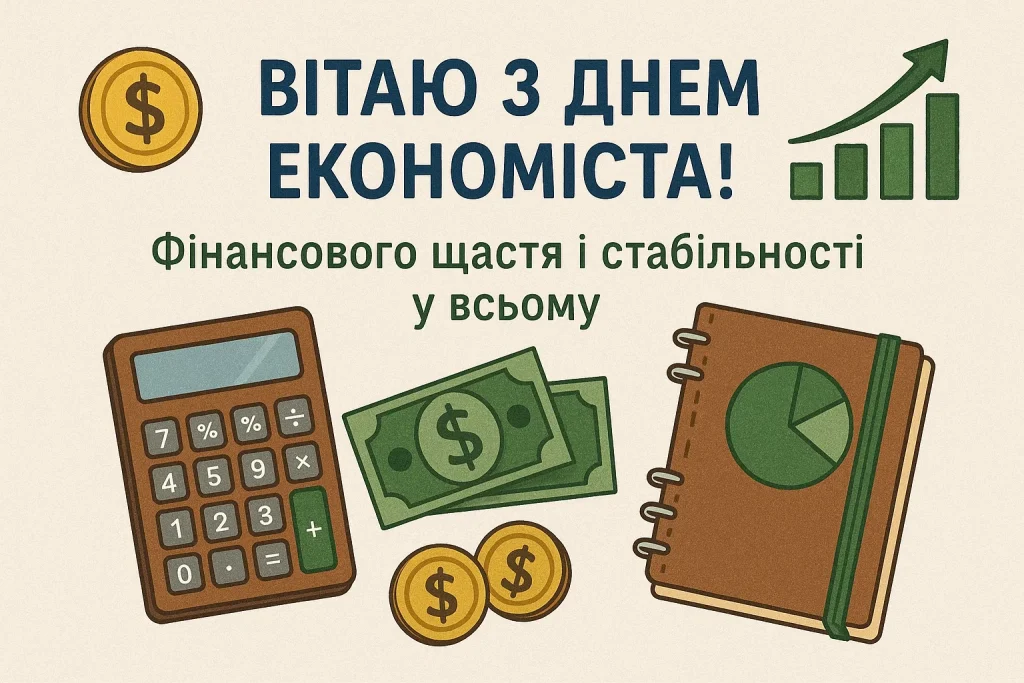 Картинки та привітання з Днем економіста 2025