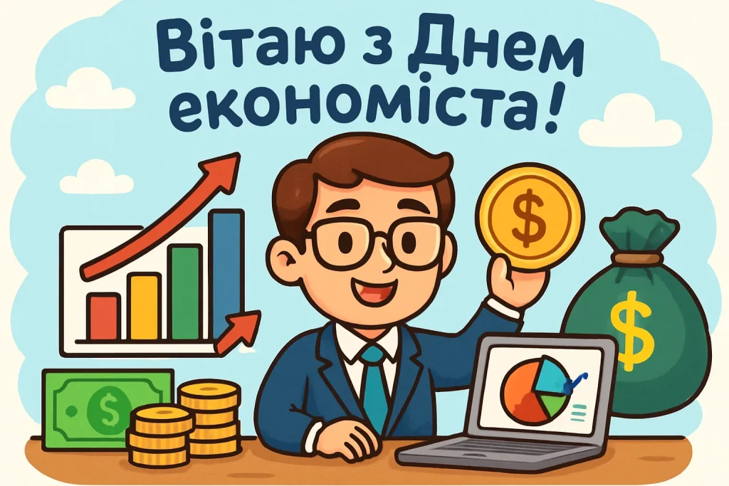 Картинки та привітання з Днем економіста 2025