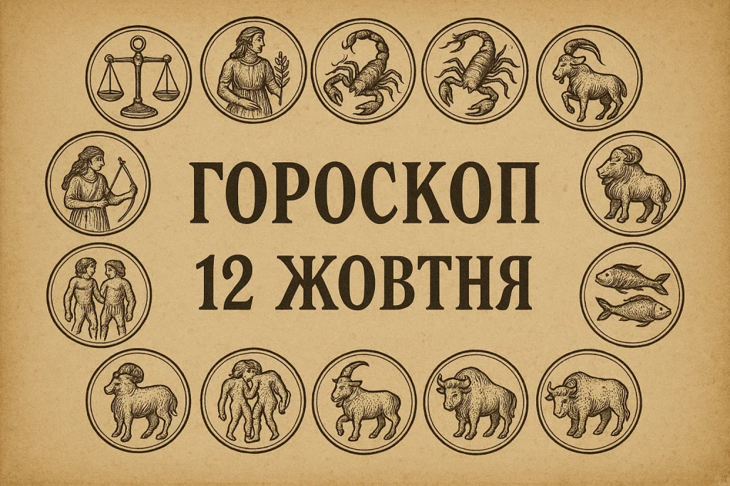 Гороскоп на 12 жовтня 2025 року для всіх знаків зодіаку