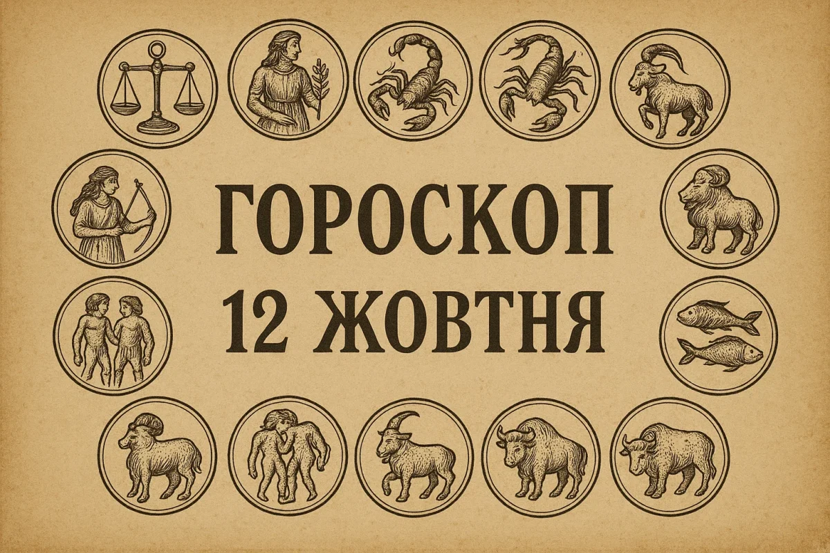 Гороскоп на 12 жовтня 2025 року для всіх знаків зодіаку
