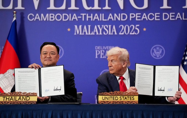 Камбоджа і Таїланд підписали мирну угоду за участі Трампа