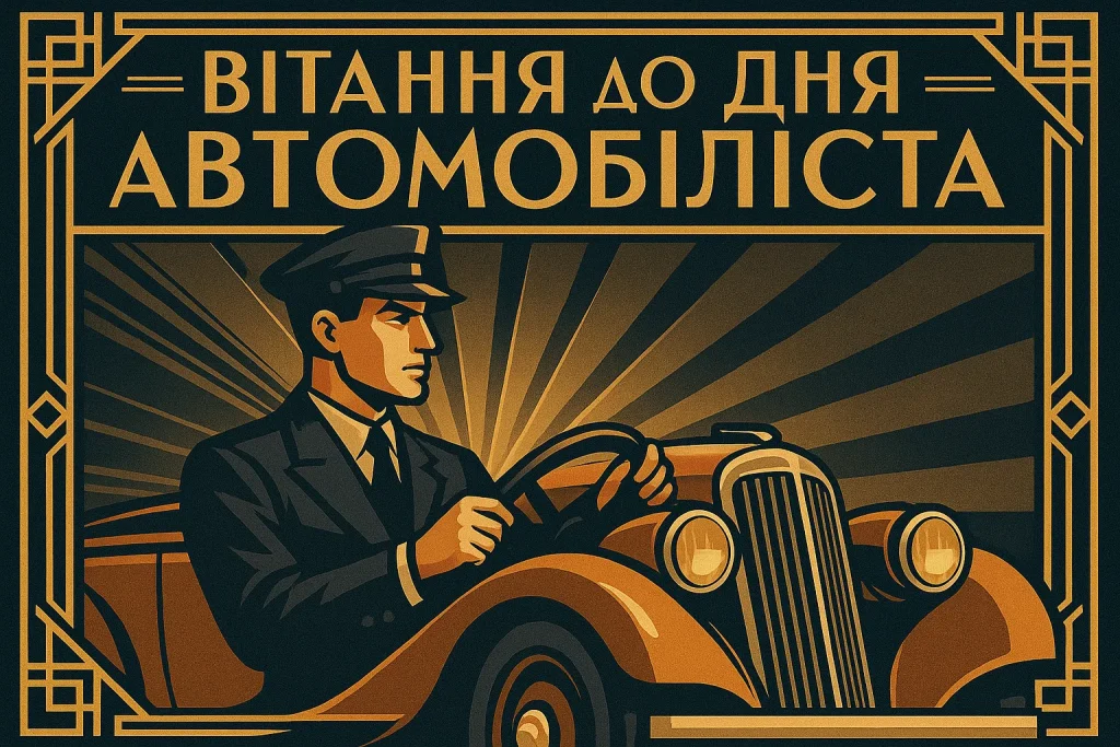 Картинки та привітання з Днем автомобіліста 2025