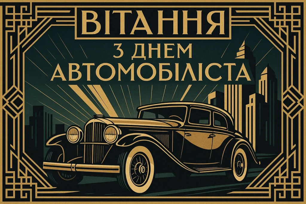 Картинки та привітання з Днем автомобіліста 2025
