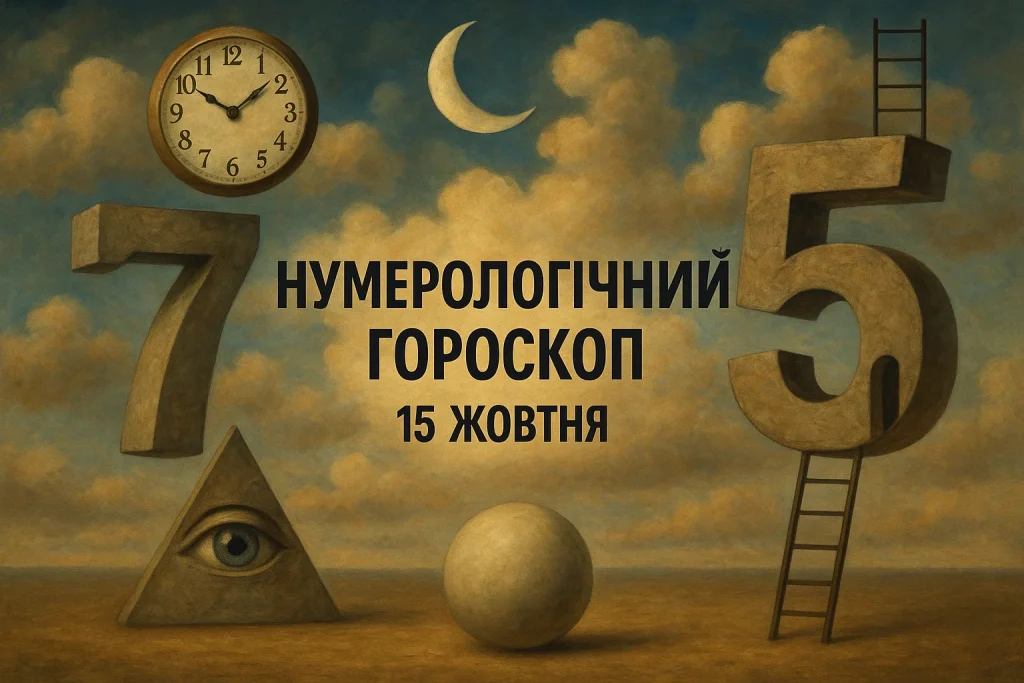 Нумерологічний гороскоп на 15 жовтня 2025 року