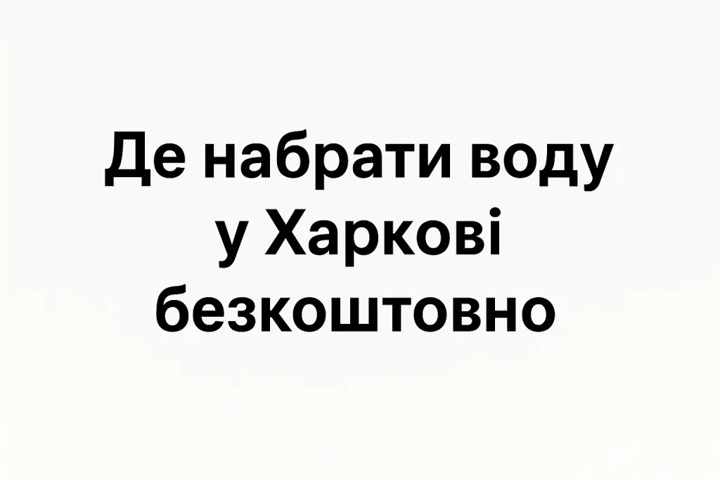 Безкоштовна вода у Харкові: повний список бюветів і безпечних джерел, які працюють Де у Харкові взяти безкоштовну воду: адреси бюветів