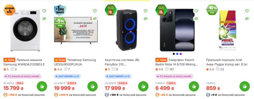 Знижки до 70% у Comfy: топ пропозиції 3–23 листопада