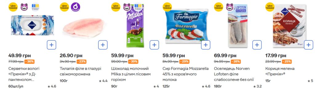 Акції в «Сільпо» 13–19 листопада: знижки до 50%