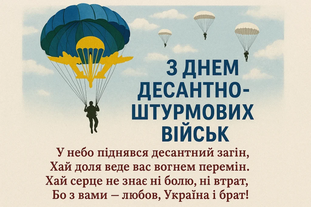 День Десантно-штурмових військ України: привітання