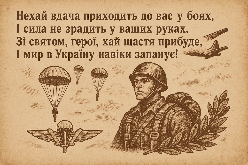 День Десантно-штурмових військ України: привітання
