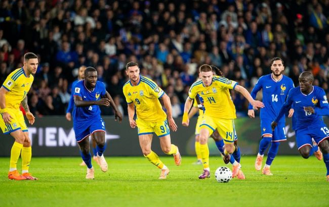 Україна розгромно програла Франції 0:4 у відборі ЧС-2026