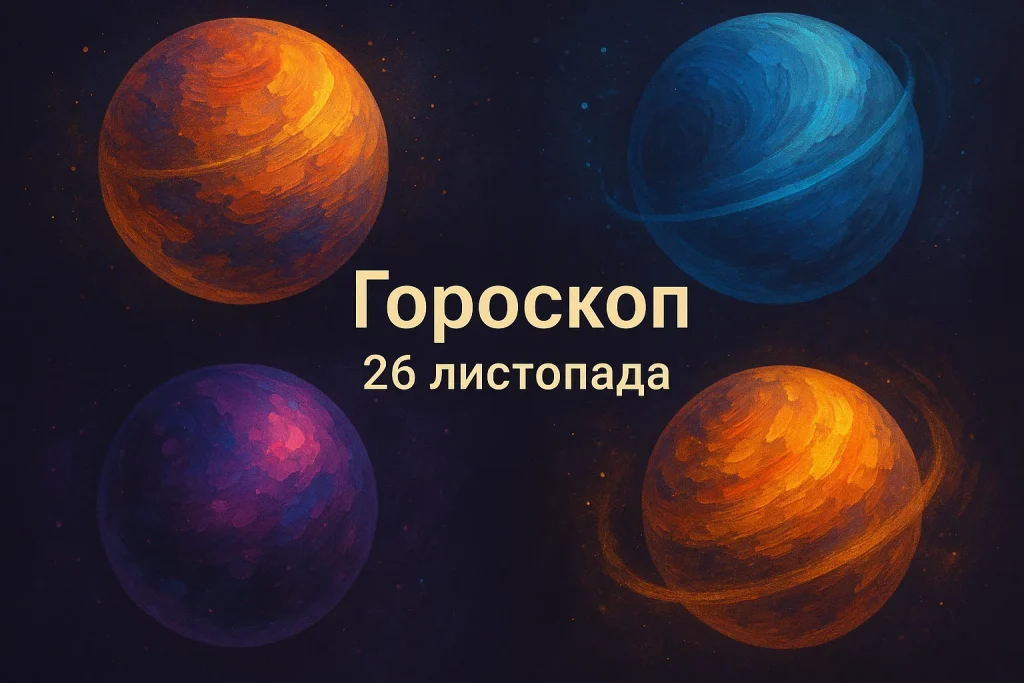 Гороскоп на 26 листопада: прогноз для всіх знаків зодіаку