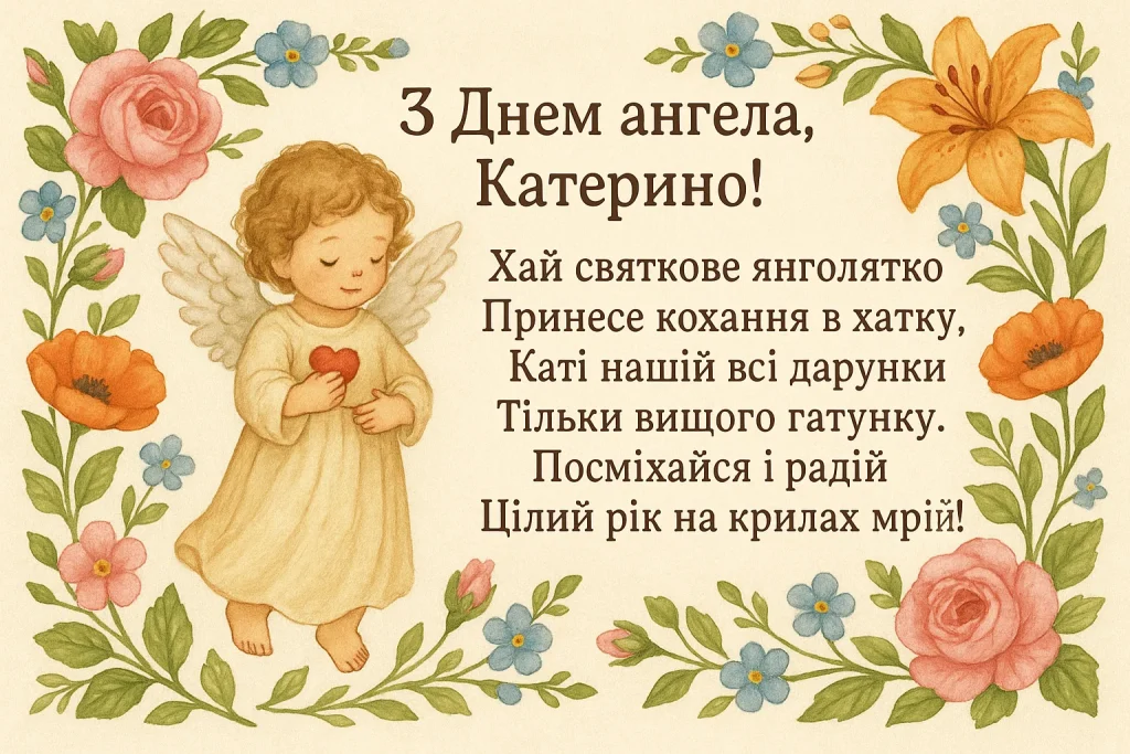 Іменини День ангела Катерини 2025