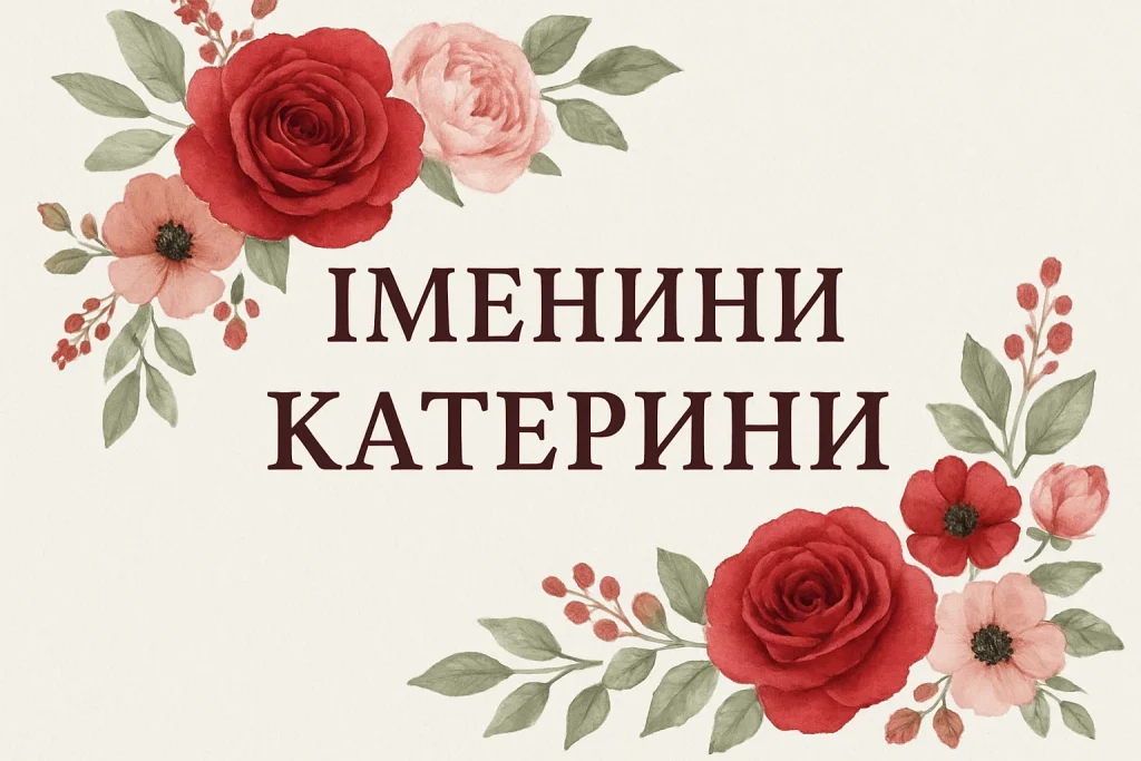 Привітання та картинки з Днем ангела Катерини 2025