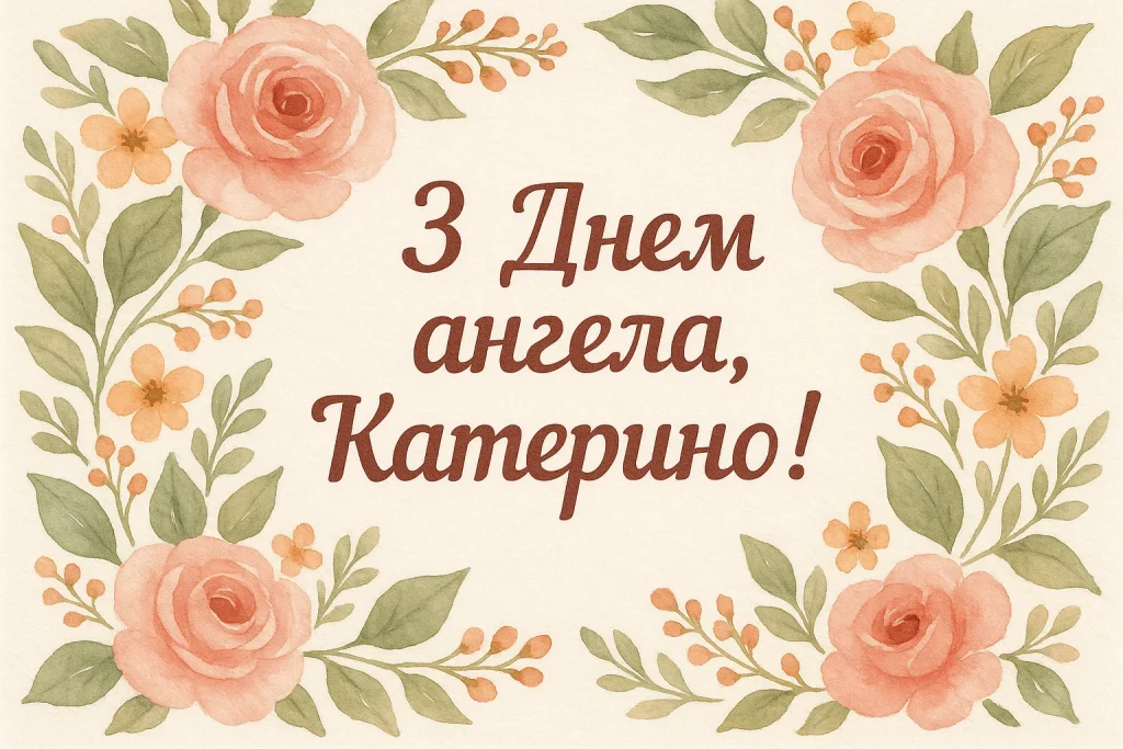 Іменини День ангела Катерини 2025