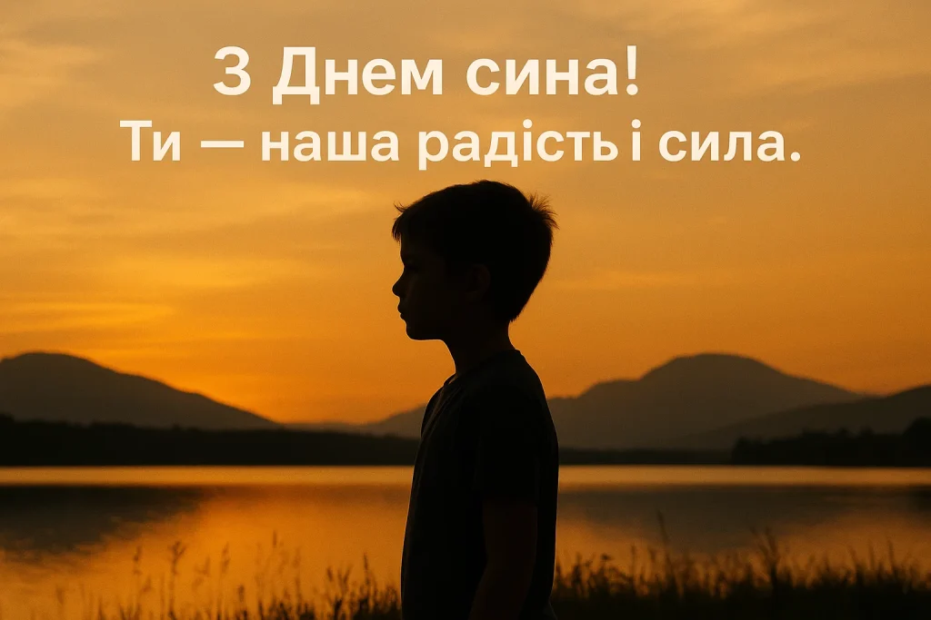 Картинки й красиві привітання з Днем сина 2025