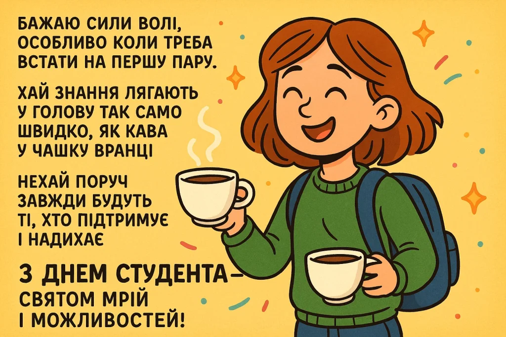 Картинки і привітання з Днем студента: найкраща добірка
