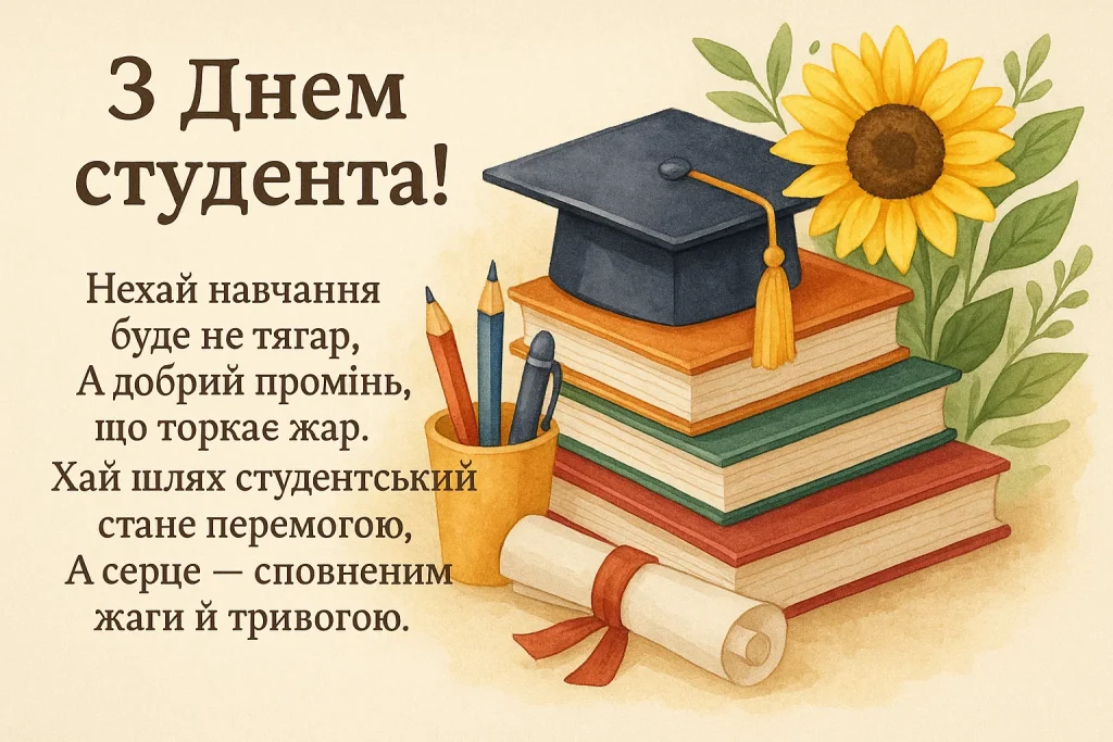 Картинки і привітання з Днем студента: найкраща добірка