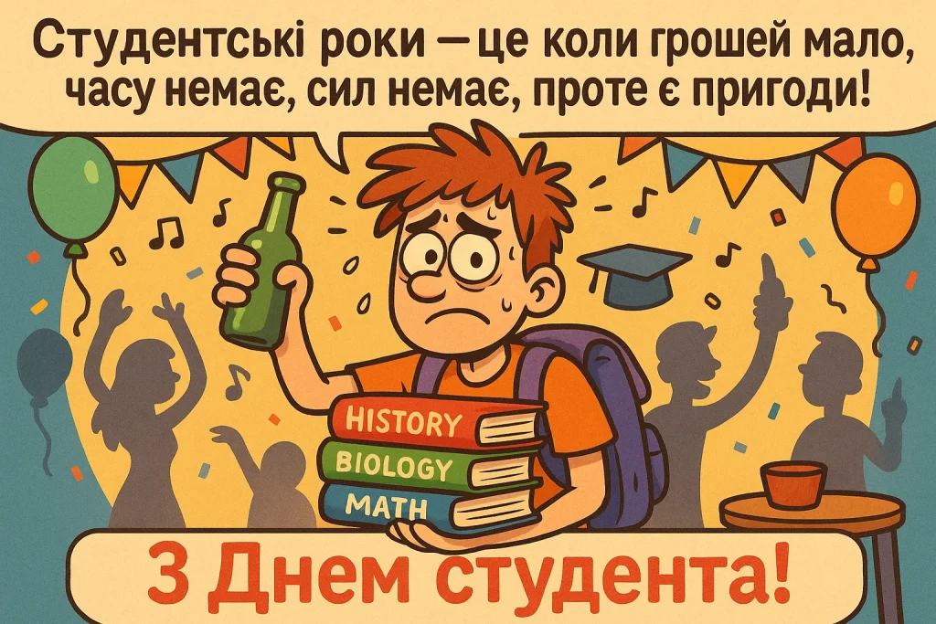 Картинки і привітання з Днем студента: найкраща добірка