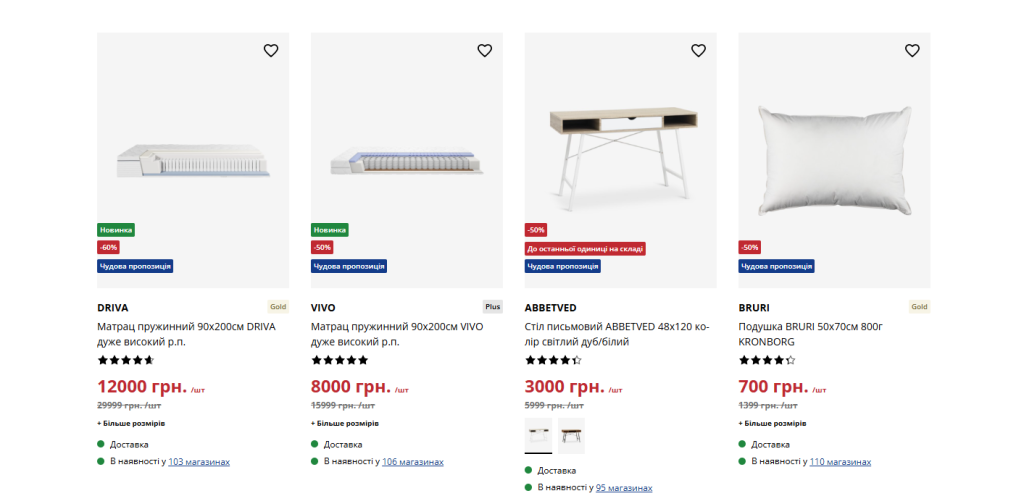 Акції мережі JYSK: знижки на меблі, товари для дому та інтер’єру