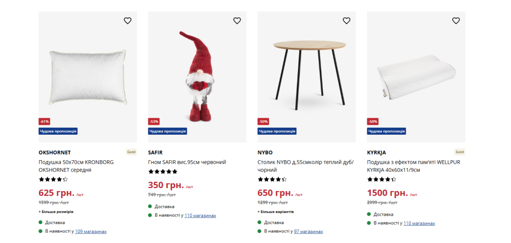 Акції мережі JYSK: знижки на меблі, товари для дому та інтер’єру