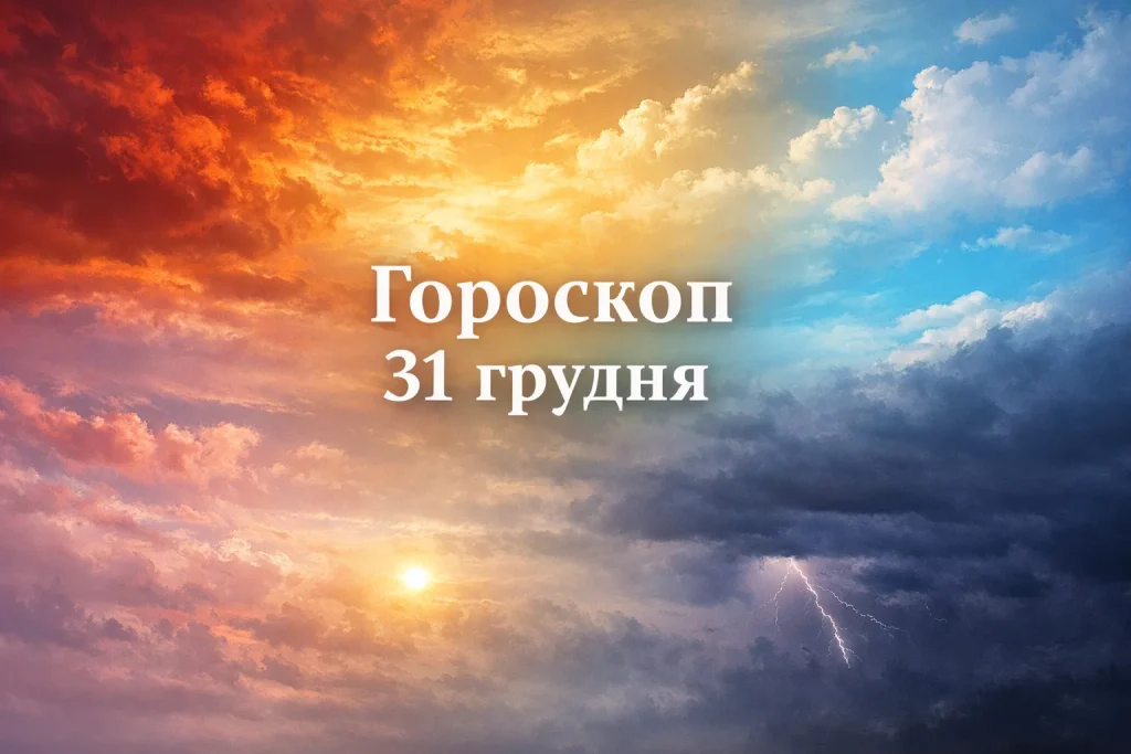 Гороскоп на 31 грудня для всіх знаків зодіаку
