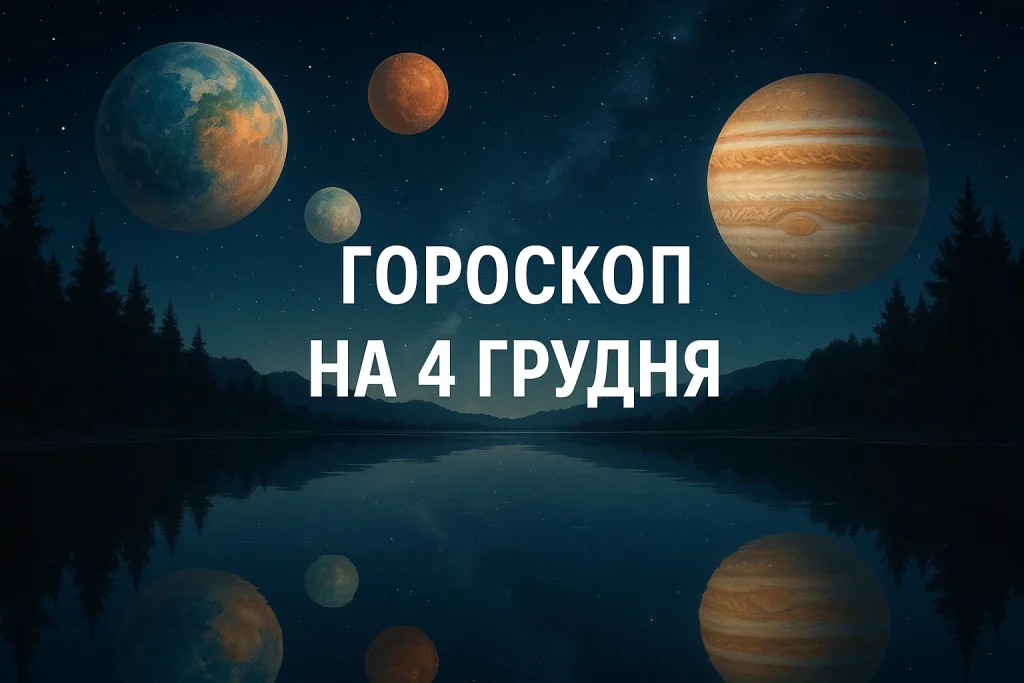 Гороскоп на 4 грудня для всіх знаків Зодіаку: точний прогноз на день з порадою від астрологів Гороскоп на 4 грудня: що чекає всі знаки Зодіаку сьогодні