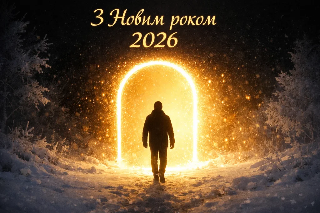 Картинки й красиві привітання з Новим роком 2026
