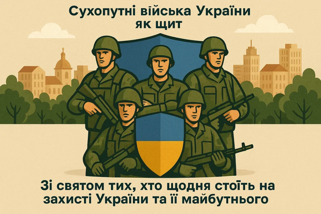 Привітання й картинки до Дня Сухопутних військ України