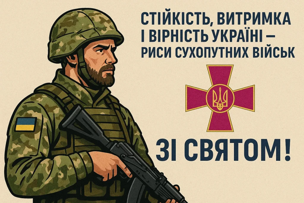 Привітання й картинки до Дня Сухопутних військ України