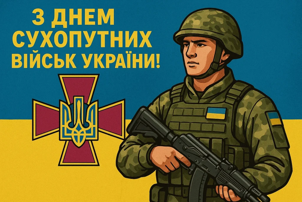 Привітання й картинки до Дня Сухопутних військ України