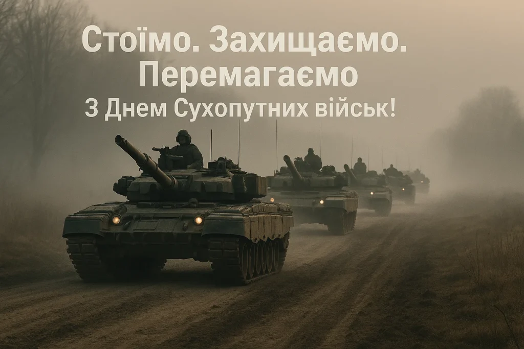 Привітання й картинки до Дня Сухопутних військ України