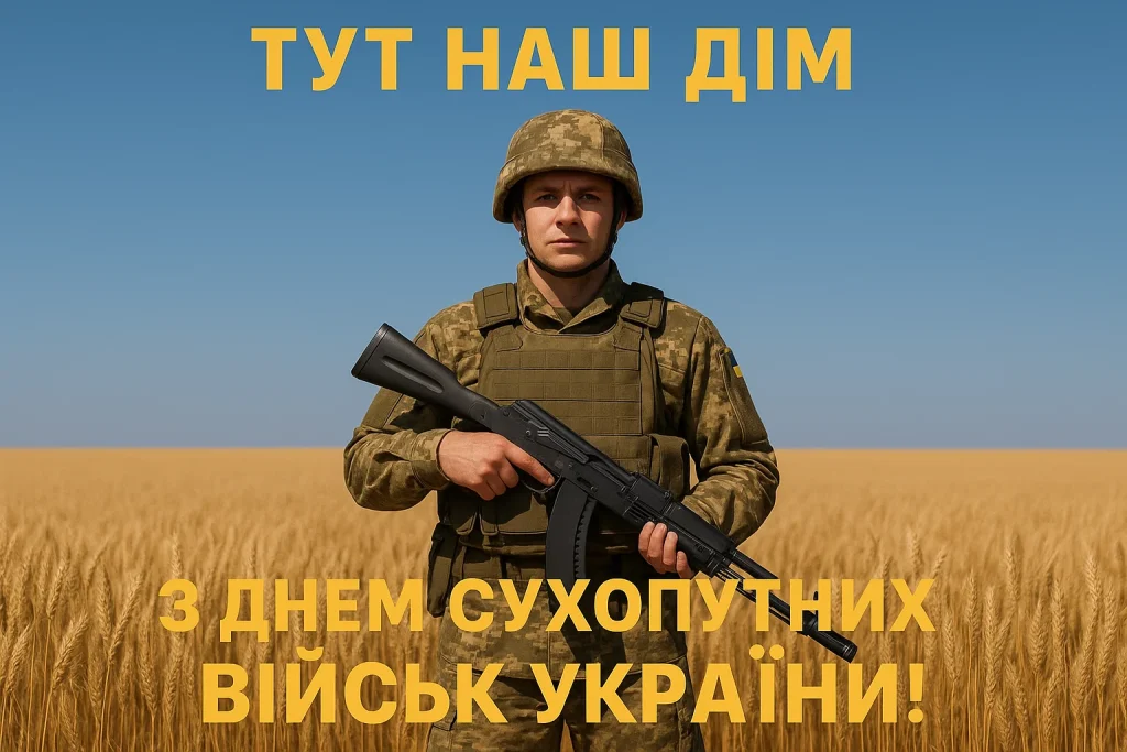 Привітання й картинки до Дня Сухопутних військ України