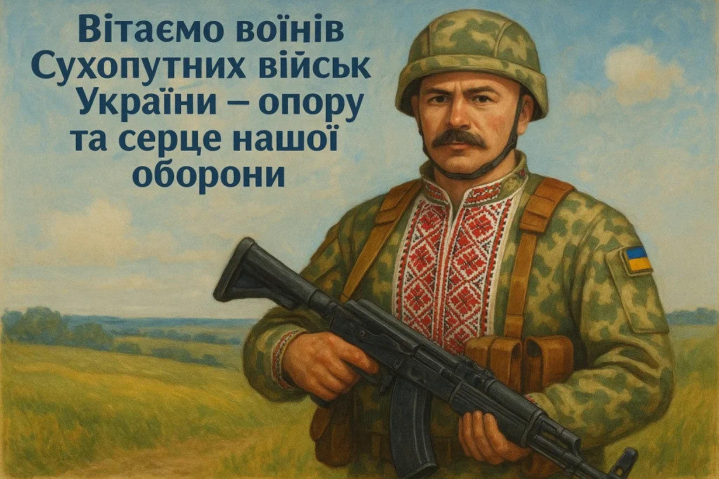 Привітання й картинки до Дня Сухопутних військ України