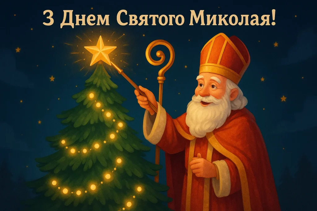 Картинки та красиві привітання з Днем Святого Миколая 2025