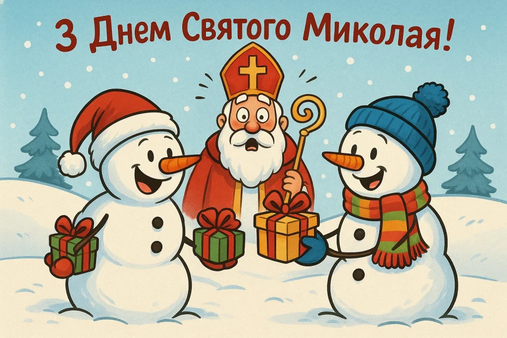 Картинки та красиві привітання з Днем Святого Миколая 2025
