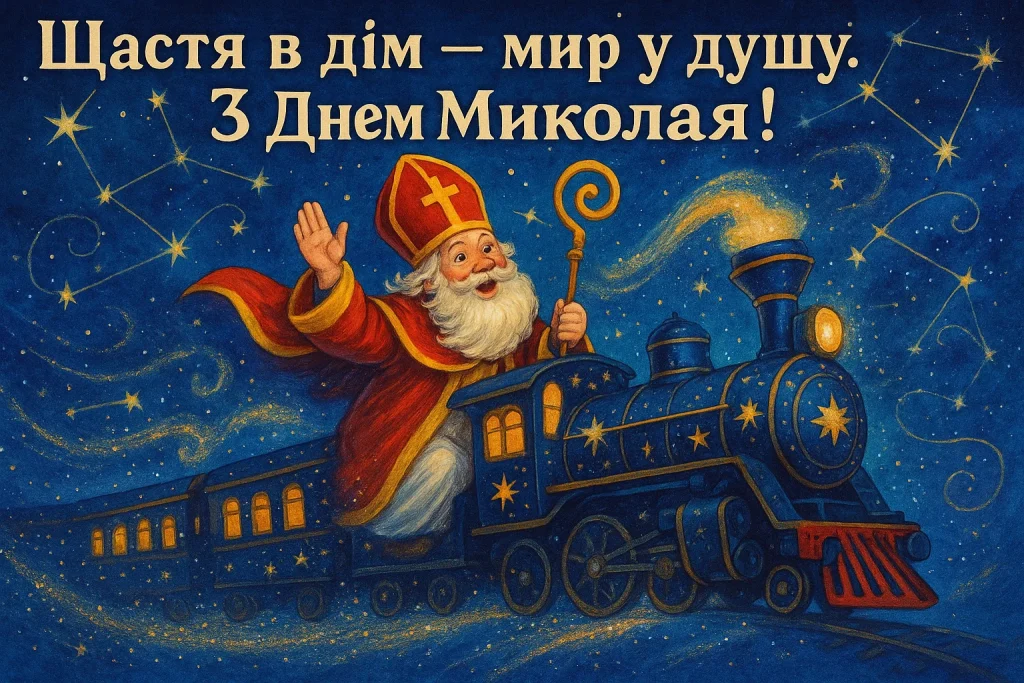 Картинки та красиві привітання з Днем Святого Миколая 2025