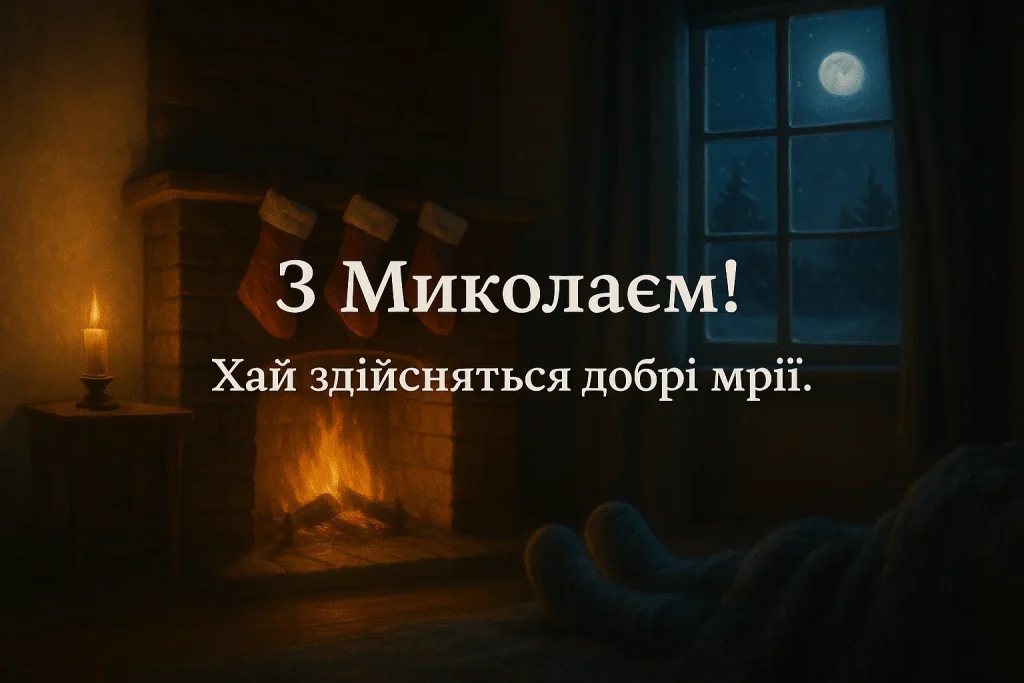 Картинки та красиві привітання з Днем Святого Миколая 2025