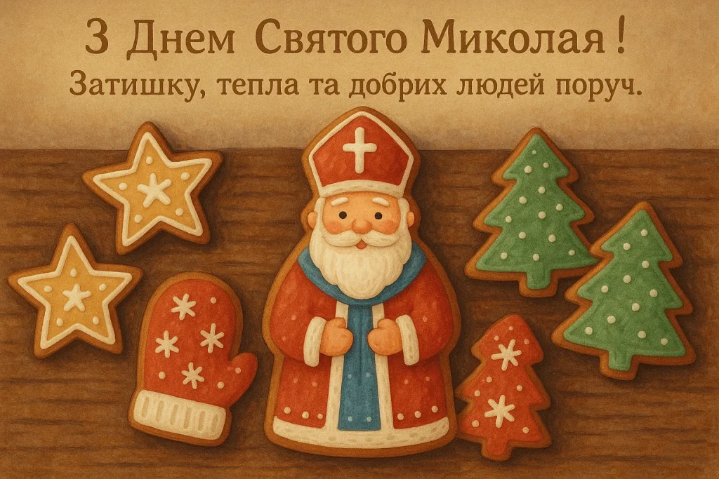 Картинки та красиві привітання з Днем Святого Миколая 2025