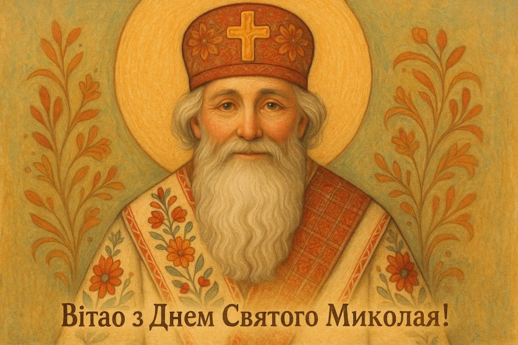 Картинки та красиві привітання з Днем Святого Миколая 2025
