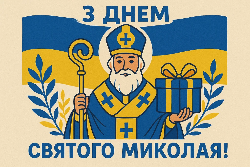 Картинки та красиві привітання з Днем Святого Миколая 2025