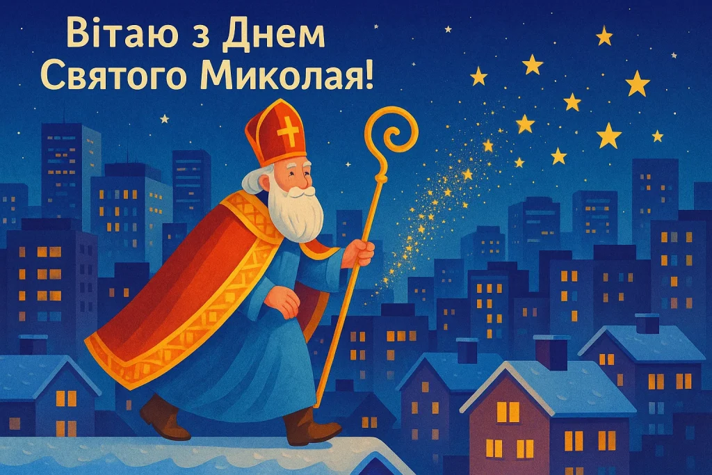 Картинки та красиві привітання з Днем Святого Миколая 2025