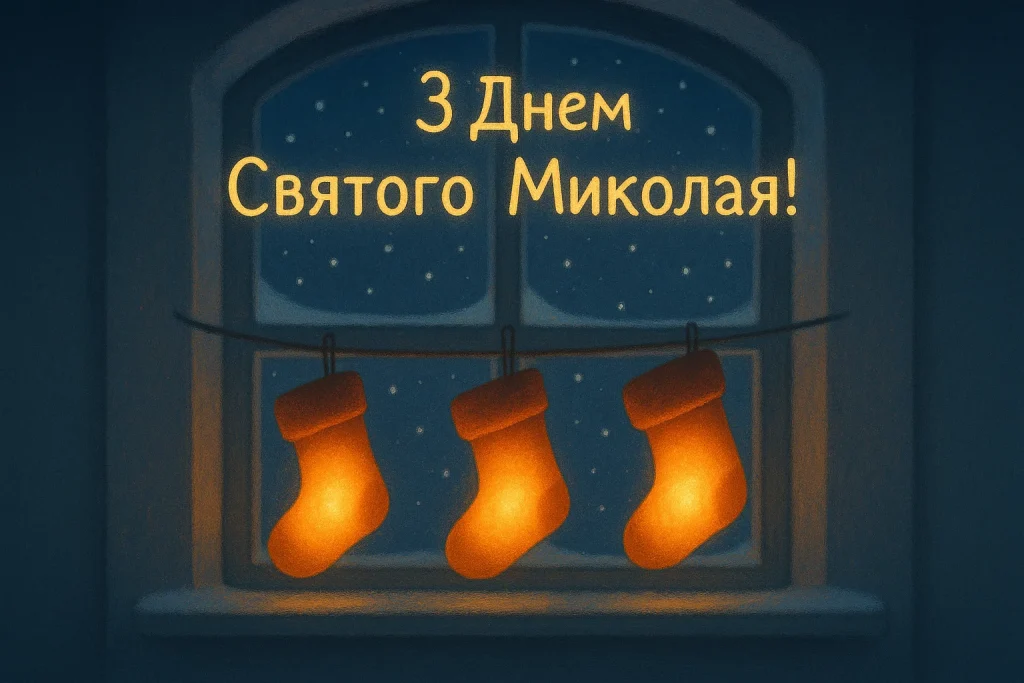 Картинки та красиві привітання з Днем Святого Миколая 2025