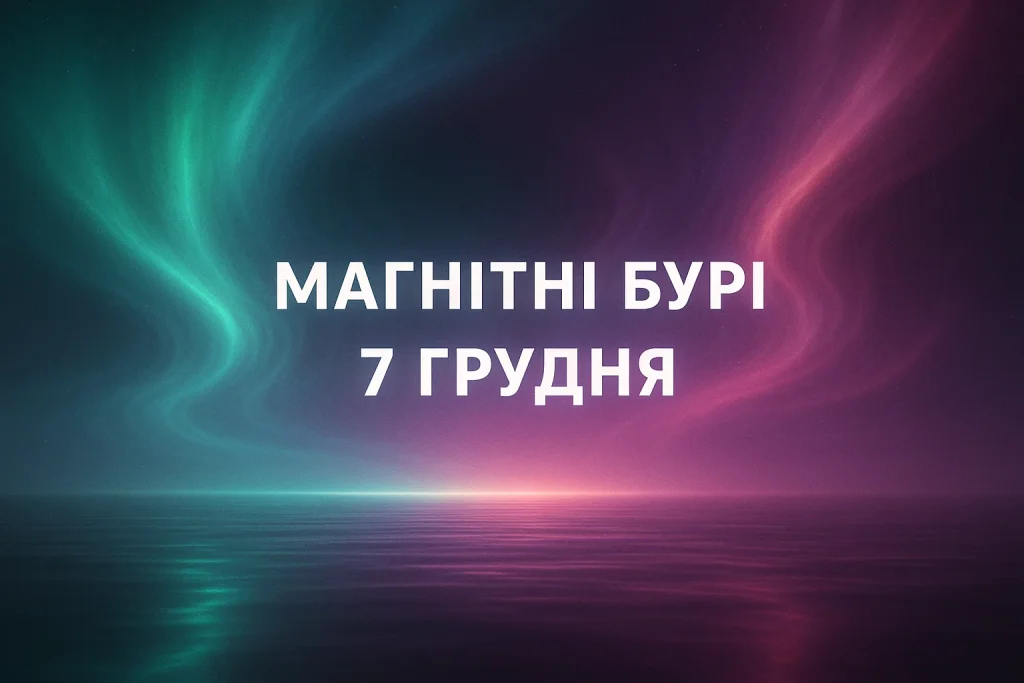 Магнітні бурі в Україні 7 грудня: прогноз впливу, симптоми та поради для чутливих людей Магнітні бурі в Україні 7 грудня: хто відчує вплив та коли