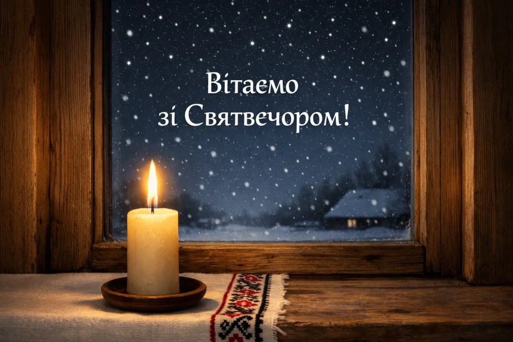 Картинки та красиві привітання зі Святвечором