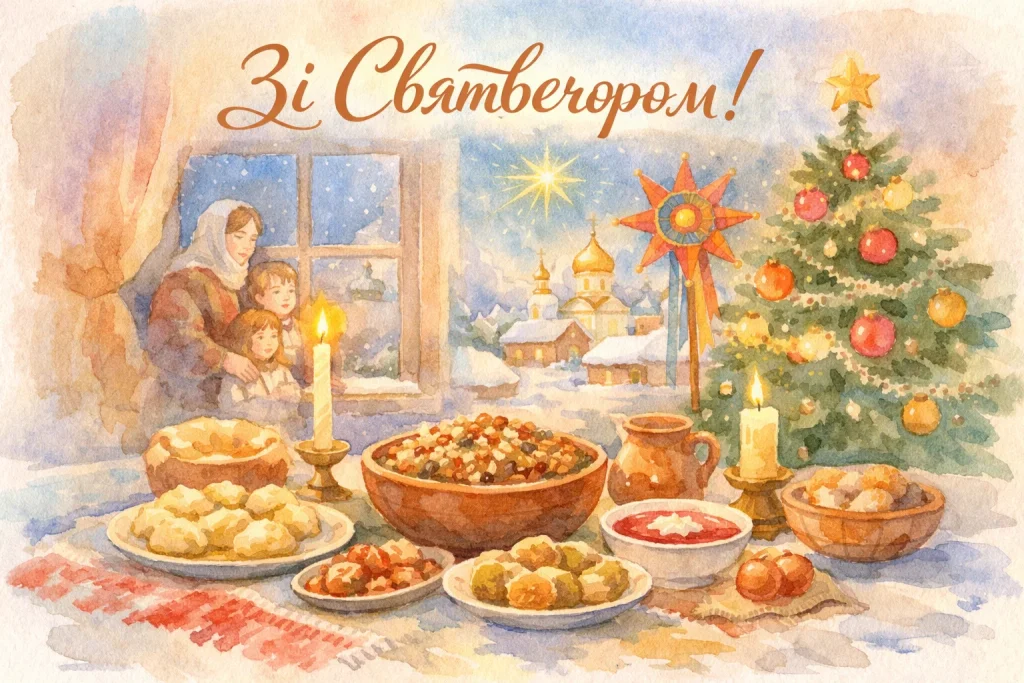 Картинки та красиві привітання зі Святвечором