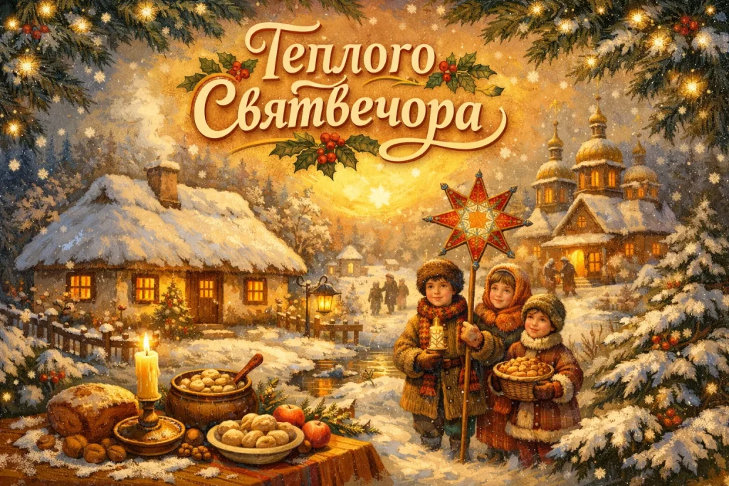 Картинки та красиві привітання зі Святвечором