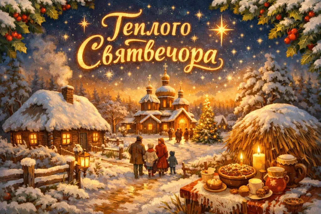 Картинки та красиві привітання зі Святвечором