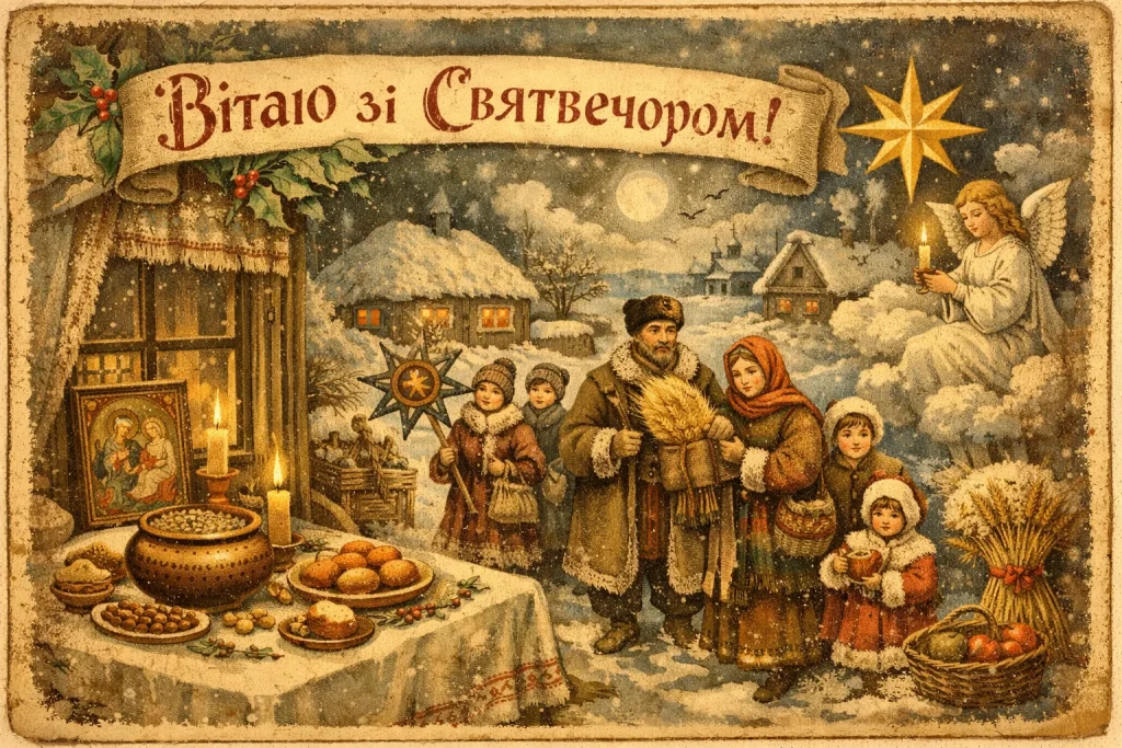 Картинки та красиві привітання зі Святвечором